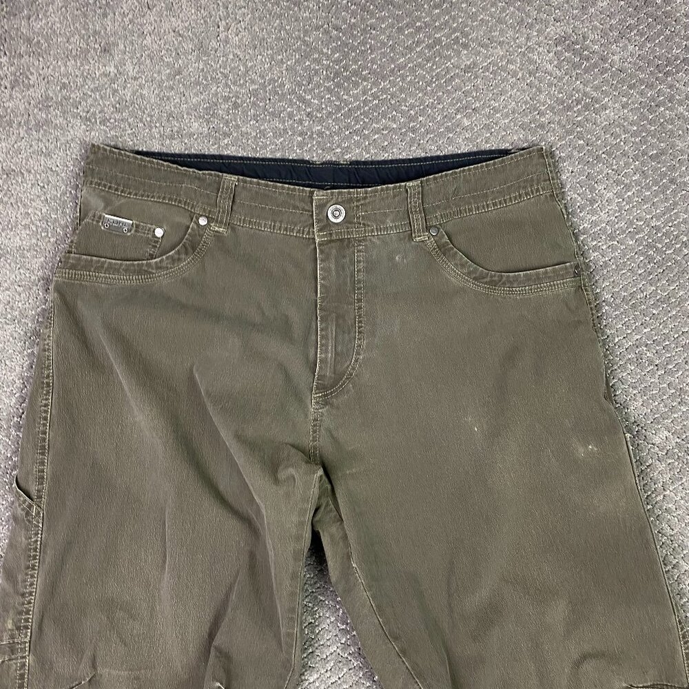 Kuhl Revolvr Pants Men's 38 x 32 Fits 38 x 30 Olive Green Hiking Outdoor - Picture 2 of 16